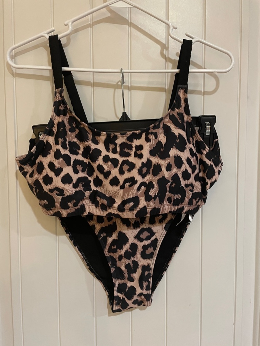 Aimage large leopard bikini NWT